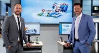 N+P verbindet auf der FMB 2026 Lösungen aus Konstruktion, Planung, Fertigung und IT mit digitalen Services und unterstützt Unternehmen dabei, Prozesse durchgängig zu digitalisieren. (von links: Roman Wolf, Leiter Vertrieb ERP/MES, und Tobias Baetke, Bereichsleiter ERP/MES).