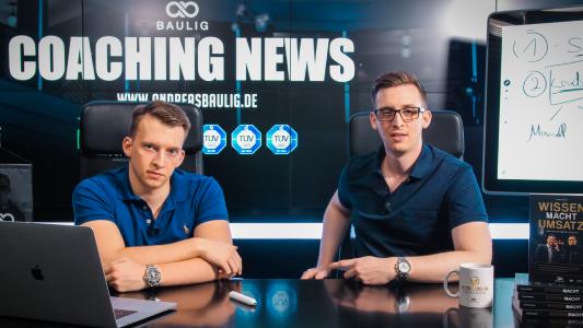 Markus Baulig (l) und Andreas Baulig im eigenen Studio