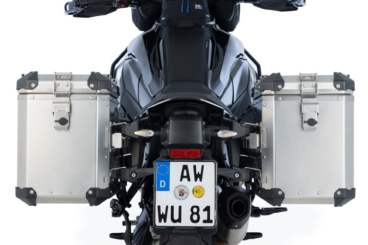 Die EXTREME DirectLock-Koffer von Wunderlich für den Original-BMW-Aluminiumkoffer-Träger