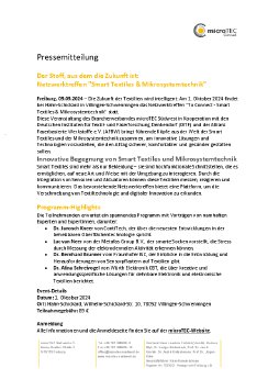 PI06-Pressemitteilung Smart Textiles & Mikrosystemtechnik Event.pdf