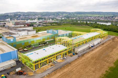 Sinal forte para localização e região: a thyssenkrupp está investindo em uma nova planta de processamento de última geração em Andernach