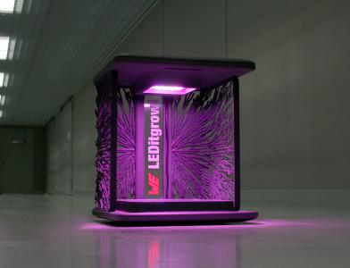 Am Stand von Würth Elektronik wird die LED Horticulture-Box beim diesjährigen GREENTECH FESTIVAL zu sehen sein. Mit der App Horticulator können hierfür angepasste Lichtrezepte für verschiedene Pflanzenarten erstellt werden / Bildquelle: Würth Elektronik