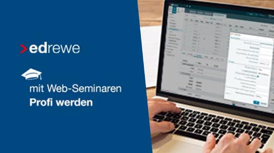 Import von Buchungen mit csv-Dateien in edrewe