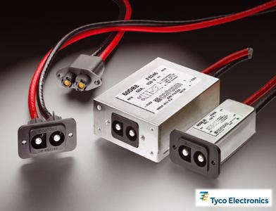 60A Netzeingangsfiltern von Tyco Electronics