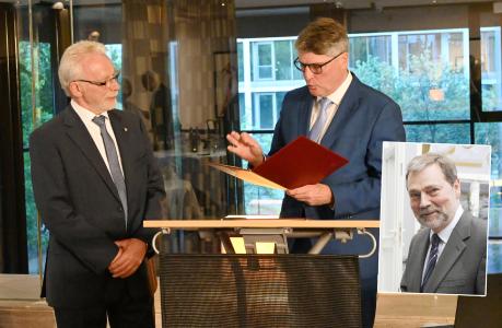 Udo Nicolay und Ludwig Leissing erhalten Goldene Ehrennadel des Bundesverbandes