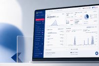 Darstellung eines Bildschirms mit einer E-Procurement-Software Dashboard.