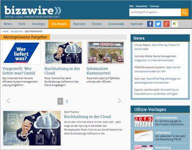 WEKA MEDIA PUBLISHING GmbH: bizzwire geht online!