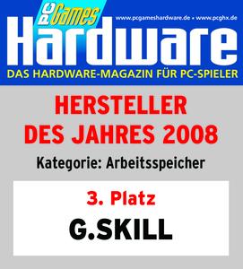 G.Skill gewinnt Award bei PC Games Hardware Leserwahl