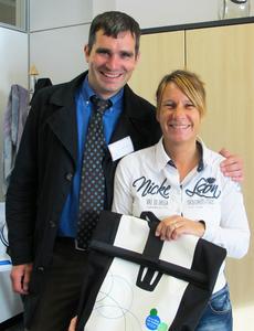 mit dem Rad zur Arbeit Gewinnerin Sandra Lederle