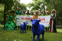 Ankündigung Picknick im Park 