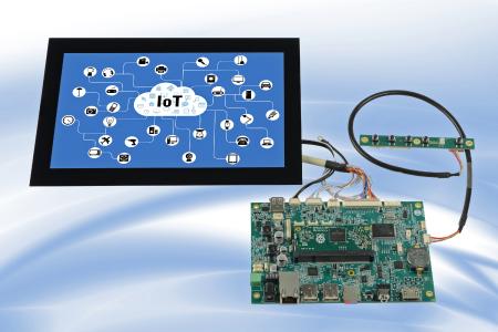 Artista-IoT Starterkit with Tianma 10,1 inch Super Fine TFT display and PCAP Multi Touchscreen / Copyright: Distec GmbH