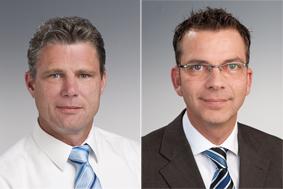Von links nach rechts: Keven Westphal (Key-Account Brandschutz), Carsten Buchhop (Bezirksleiter Nord-West)