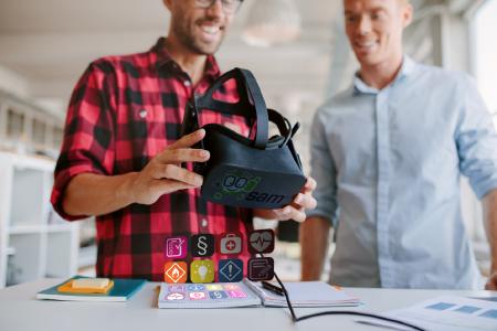 secova ist mit seiner EHS-Software sam® auch beim Thema VR Vorreiter - jetzt live zu erleben auf der A+A 2017 in Düsseldorf