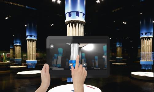 Visualisierung der Bedienung der PilkingtonAR App