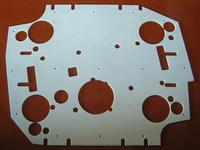 Wärmeisolierplatte aus DuroBest® mit diversen Bohrungen