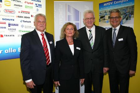 Ministerpräsident Kretschmann bei MPDV auf der Hannover Messe