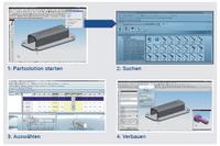 Mit Hilfe der neuen SAP PLM Integration für das CAD-System NX™ werden 3D CAD Modelle aus PARTsolutions direkt beim Import in NX automatisch im SAP System abgespeichert