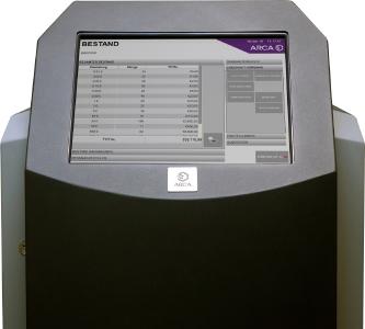 Die Software ARCEO von ARCA sorgt dabei stetig für die Kontrolle und Verwaltung der Bargeldprozesse im Markt.