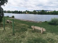 Die Mosel in Pont-à-Mousson, wo der Düker für den Ausbau des Fernwärmenetzes verlegt wurde.