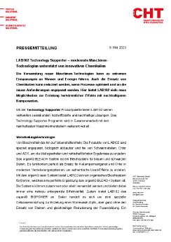 CHT Pressemitteilung LAB102 ITMA 2023.pdf