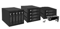 ICY BOX IB-555, IB-554, IB-553 - backplanes with lockable HDD bays