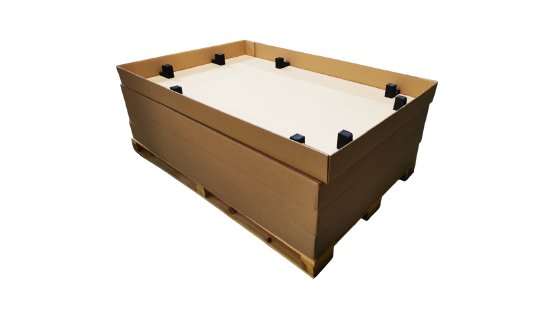 Autobatterieabdeckung Transportverpackung gestapelt auf Palette.png
