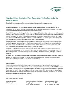 Cognitec Brings Specialized Face Recognition Technology to Border Control Market.pdf