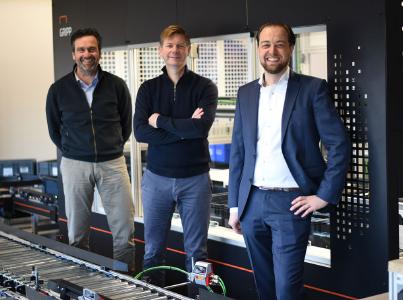 Personen v.l.n.r.: Paul Hermsen, Martijn Herder, Stefan Kleijngeld