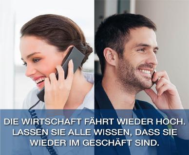 Back in Business - Lassen Sie alle wissen, dass Sie wieder im Geschäft sind.