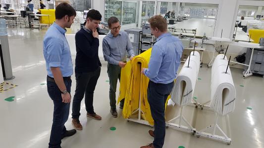 Bei der Otto Markert & Sohn GmbH wurden weiterführende Ideen für die Themen Retrofit und das Auslesen von Daten aus Maschinen entwickelt. Foto: STFI