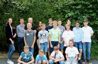 Gruppenfoto beim CONET-Berufsfelderkundungstag in Hennef