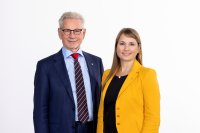 Dr. Manfred Wittenstein und Dr. Anna-Katharina Wittenstein (Bild: WITTENSTEIN SE, Anke Hartenstein) Dr. Manfred Wittenstein und Dr. Anna-Katharina Wittenstein (Bild: WITTENSTEIN SE, Anke Hartenstein)