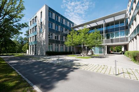 Sitz der Fraunhofer-Arbeitsgruppe für Supply Chain Services SCS im Nürnberger Nordostpark / © Fraunhofer IIS/ Rida El Ali