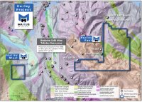Abbildung 1: Die Konzessionsbereiche (Claims) des Projekts Hurley1
