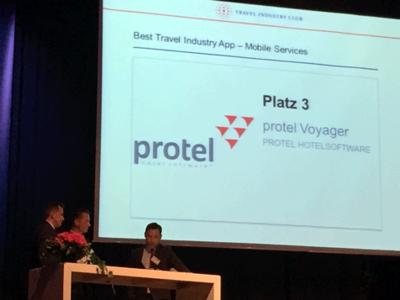 protel Voyager at the Best Travel Industry App Award night