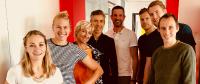 Olymiasieger zusammen mit Frank Asmus und Florian Bernard von EXPLAIN bei der Deutschen Sporthilfe
