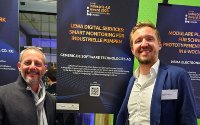 Die glücklichen Preisträger auf dem Startup the Future Event: Programmleiter für Digitale Services & Industrial IoT Moritz Pastow von LEWA und generic.de CEO Michael Puder.