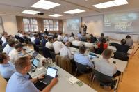 Representatives from 14 start-ups from four countries present their business ideas to Schaeffler specialists and representatives from top management at the Venture Forum 2018 (Photo: Schaeffler)