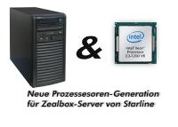 Der neue XEON-Prozessor E3-1220 v6 beschleunigt die soliden Zealbox-Server von Starline