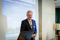 Dr. Ekkehard Rosien, Vorstand der Schleupen AG, während des ECM Partner Kick-offs 2016 | © Kochinke | Visuelle Gestaltung - Schleupen AG