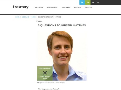 5 questions to Kirstin Matthes, CISO at Traxpay.JPG