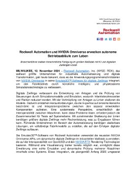 Pressemitteilung_ Rockwell Automation und NVIDIA Omniverse erwecken autonome Betriebsabläuf.pdf