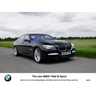 The new BMW 740d M Sport 02