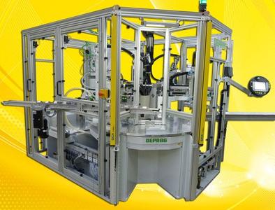 Rotary indexing table for assembly of door fittings