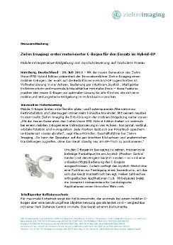 PM_ Ziehm Imaging_Motorisierter C-Bogen für den Einsatz im Hybrid-OP_29072013.pdf