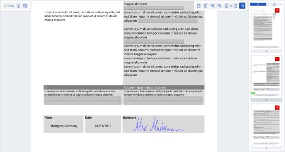 Signing documents online in your web browser