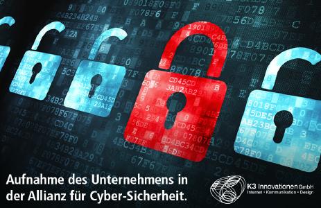 Aufnahme der K3 Innovationen GmbH in der Allianz für Cyber-Sicherheit