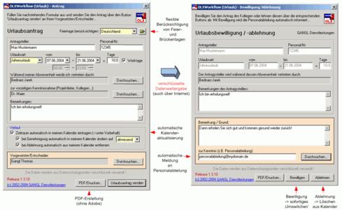 Perfektes Urlaubsmanagement für Outlook© und Exchange©