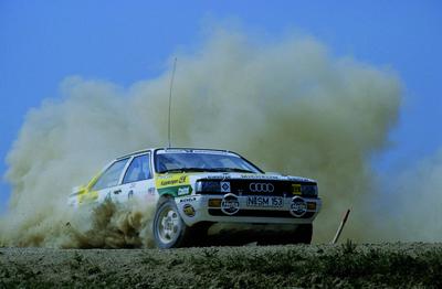 Armin Schwarz und sein Audi Coupe quattro 1987