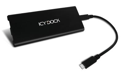 ICYNano MB861U31-1M2B M.2 NVMe PCIe SSD zu USB 3.2 Gen 2 10 Gbps Adapter / Externes Gehäuse
